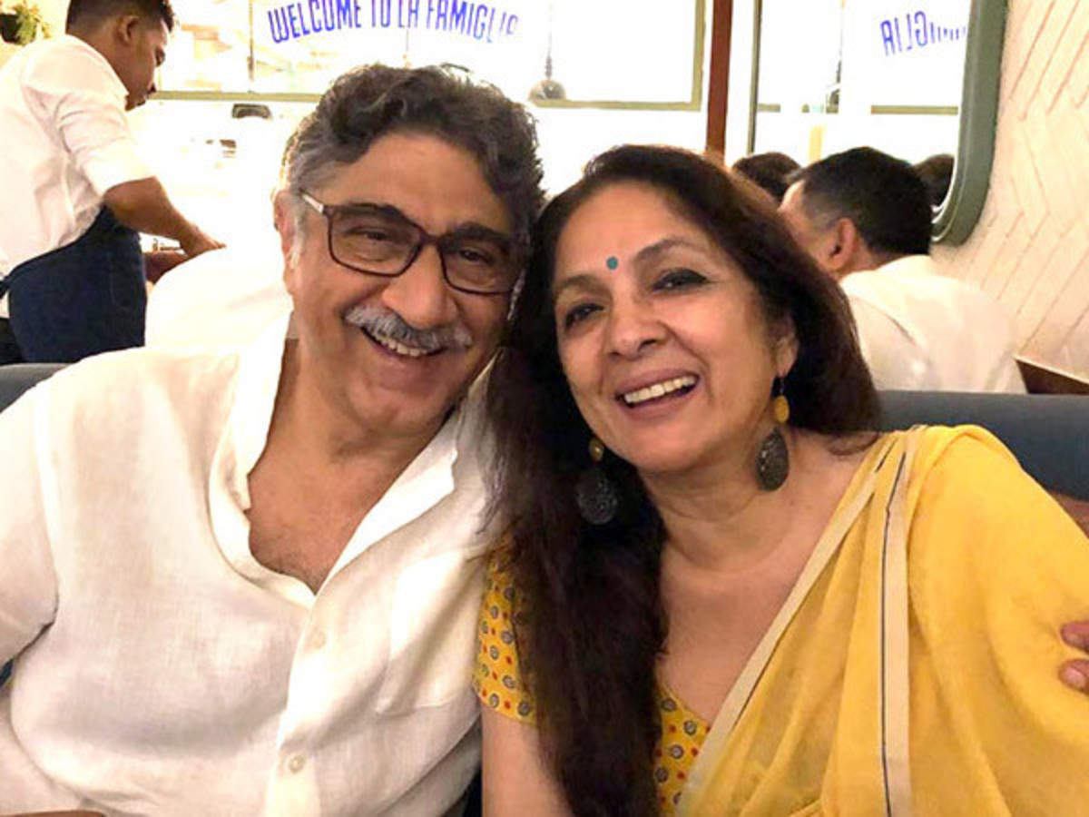 Neena Gupta with cool, Husband Vivek Mehra 