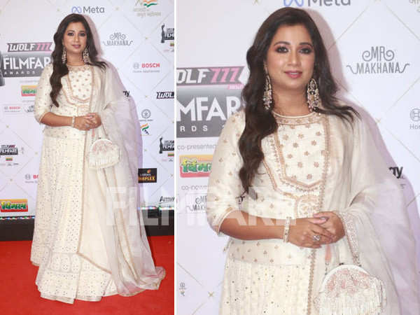 Wolf777news Filmfare Awards 2022: Shreya Ghoshal graces the red carpet
