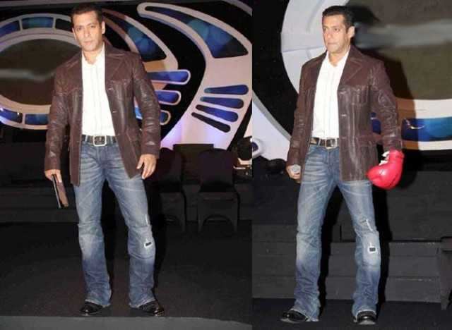 Salman Khan's rocks the leather jacket look at the airport