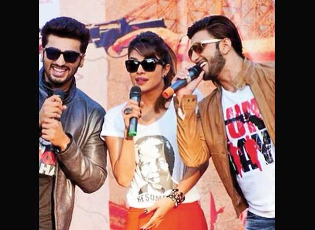 Gunday' Trio: Arjun, Ranveer, Priyanka