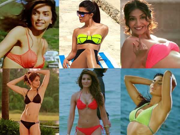 Hottest bikini babes Filmfare