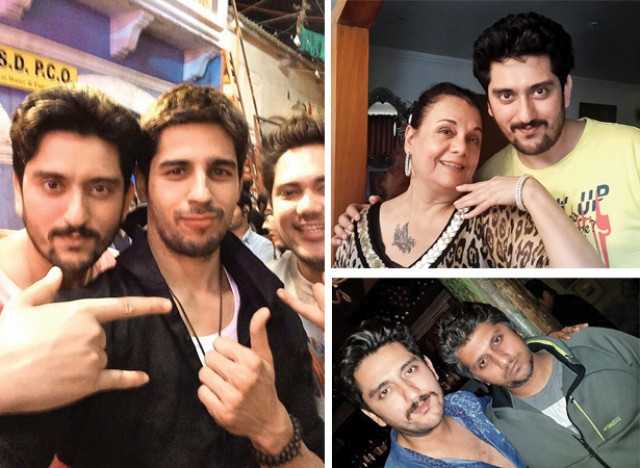 Shaad with Sidharth Malhotra, with aunt Mumtaz and with director Mohit Suri