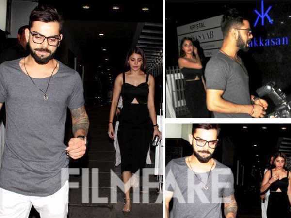 Anushka Sharma and Virat Kohli’s secret dinner date | Filmfare.com