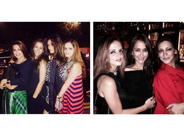 Sonali Bendre, Sussanne Khan and Gayatri Joshi's BFF bonding in London