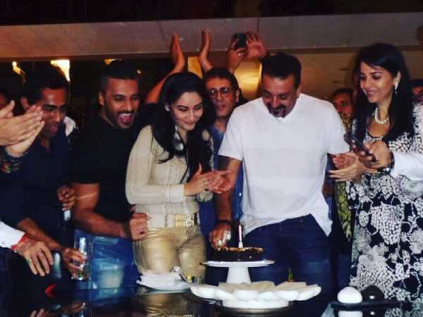 Sanjay Dutt celebrates his birthday with wife, kids and friends