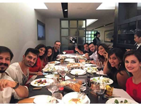 Karan and Bipasha Singh Grover, Abhay Deol, Shilpa Shetty attend a star-studded dinner
