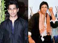 Which Amitabh Bachchan movie does Siddharth Malhotra want to be in?