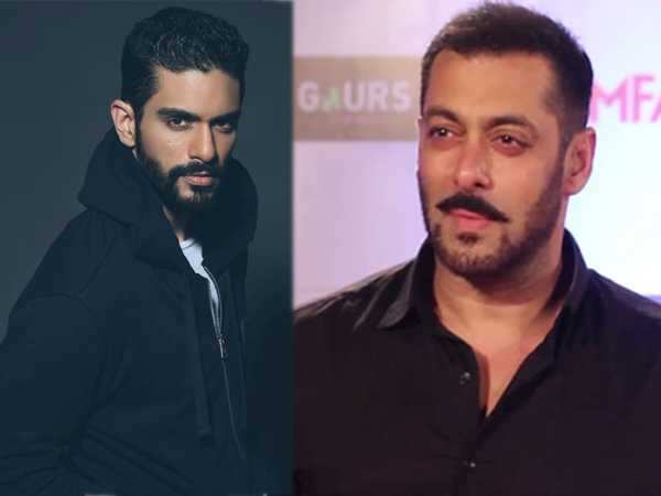 Angad Bedi and Salman Khan are bonding on the sets of 