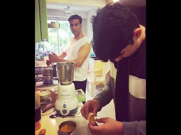 Impressive! Akshay Kumar prepares dessert for guests under wife Twinkle’s training