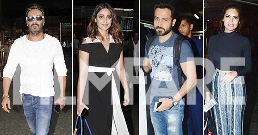 Ajay Devgn, Emraan Hashmi, Ileana D’Cruz and Esha Gupta papped at the ...