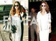 Airport spotting: Neha Dhupia and Esha Gupta rock white like a pro in these pictures