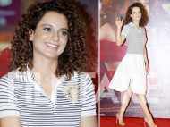 In pictures: Kangana Ranaut makes monochrome look super chic at the Simran trailer launch