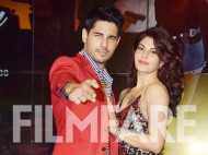 Sidharth Malhotra and Jacqueline Fernandez look super excited at the launch of the new song from A Gentleman