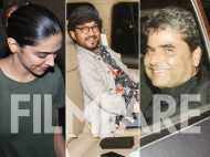 Photos: Vishal Bhardwaj meets Deepika Padukone and Irrfan to discuss their upcoming film