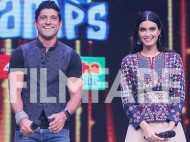 Farhan Akhtar and Diana Penty promote Lucknow Central at a popular reality TV show