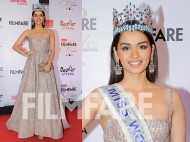 Manushi Chillar looks princess-like at the Reliance Digital And Filmfare Glamour And Style Awards