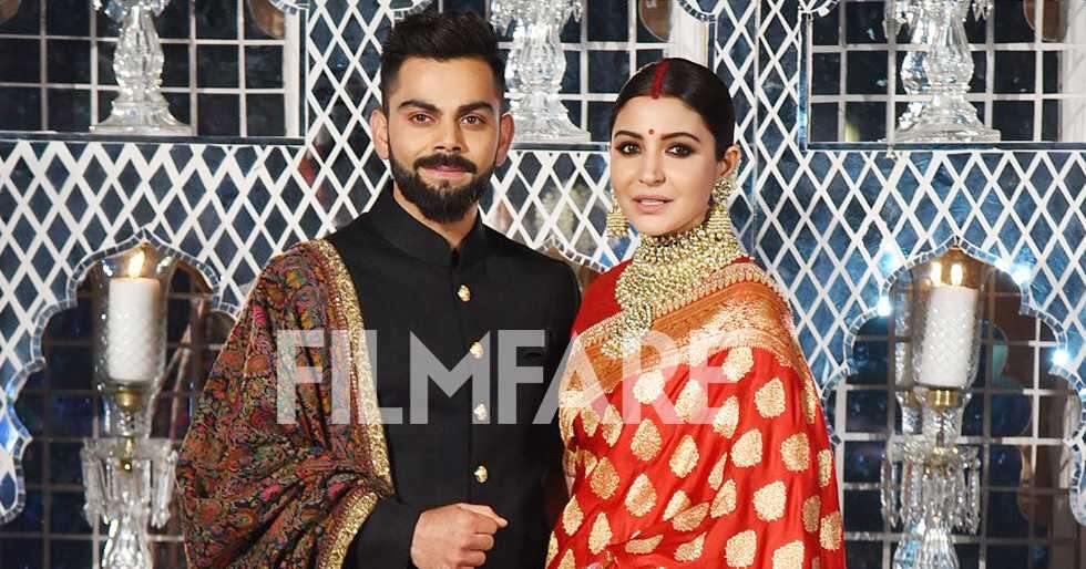 First pictures: Anushka Sharma and Virat Kohli look regal at their ...