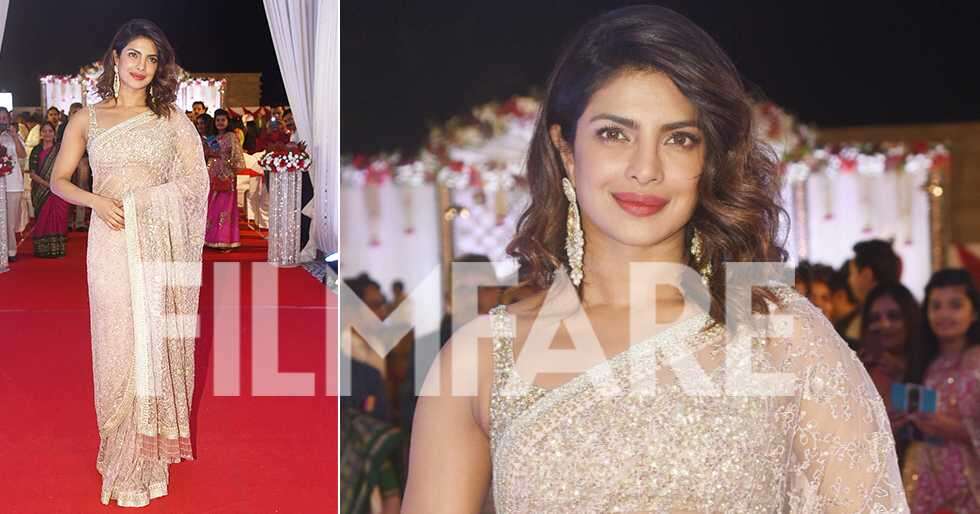 priyanka chopra in sabyasachi saree