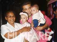 Twins Roohi & Yash make for the cutest pictures with dad Karan Johar at Ekta Kapoor’s Christmas bash