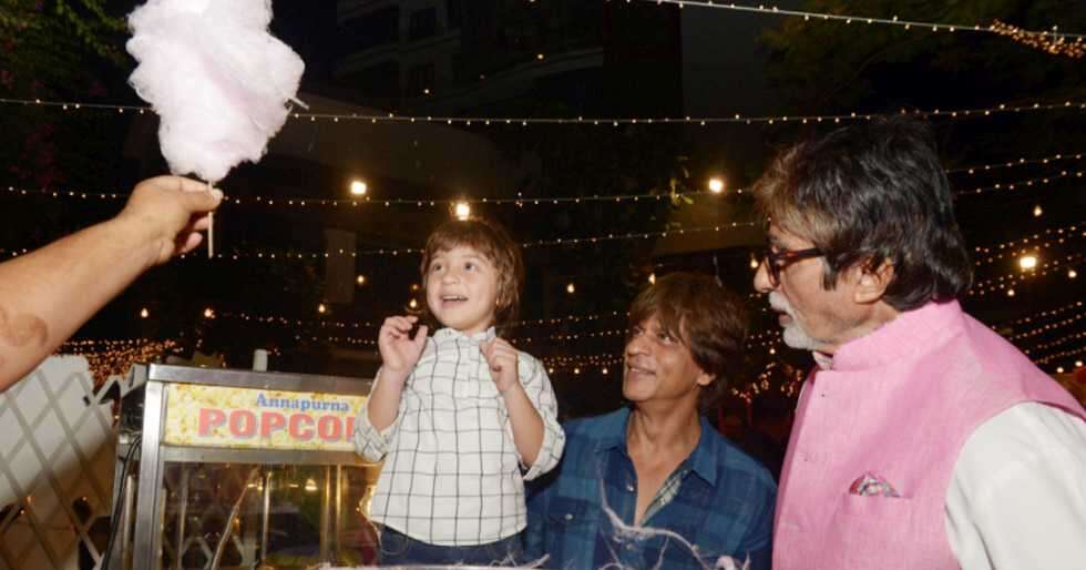 Aww! Amitabh Bachchan just shared a photo of AbRam Khan enjoying his ...