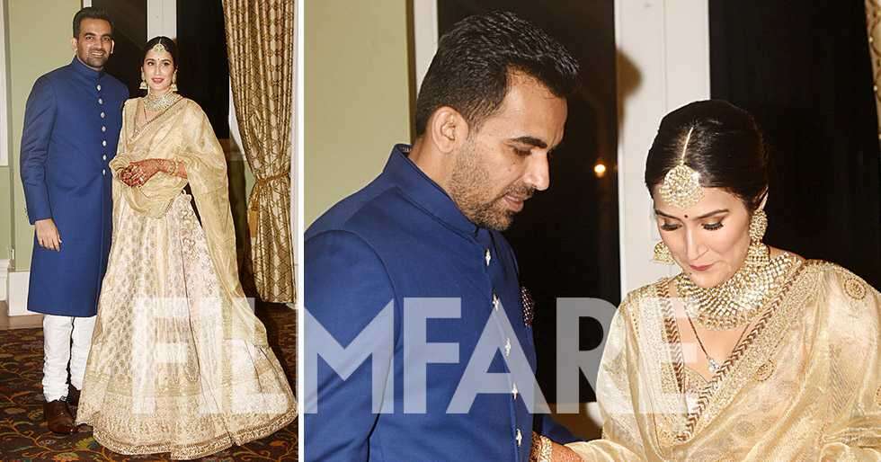 Gorgeous! Zaheer Khan and Sagarika Ghatge host a grand reception ...