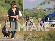 Check out these 10 hot pictures of Shah Rukh Khan as he jet sets from Alibaug with son AbRam