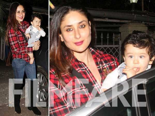 Photos! When mamma Kareena Kapoor Khan took boss baby Taimur Ali Khan ...