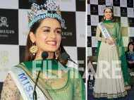 Miss World 2017 Manushi Chillar returns to India after an ecstatic win