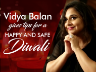Vidya Balan's safety tips for a happy Diwali