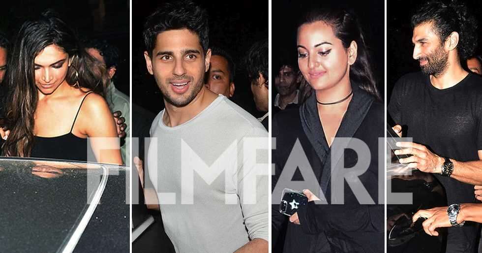 In Pictures: Deepika Padukone, Sidharth Malhotra party with Aditya Roy ...