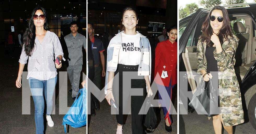 Katrina Kaif, Anushka Sharma and Shraddha Kapoor make stylish ...