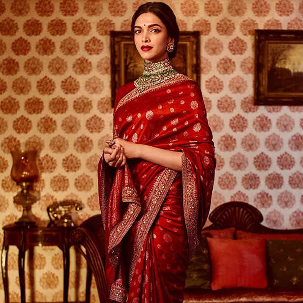 Deepika Padukone in Sabyasachi lehenga at her post-wedding party bash |  Fashionworldhub