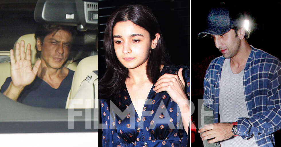 Alia Bhatt, Ranbir Kapoor and Shah Rukh Khan party together | Filmfare.com