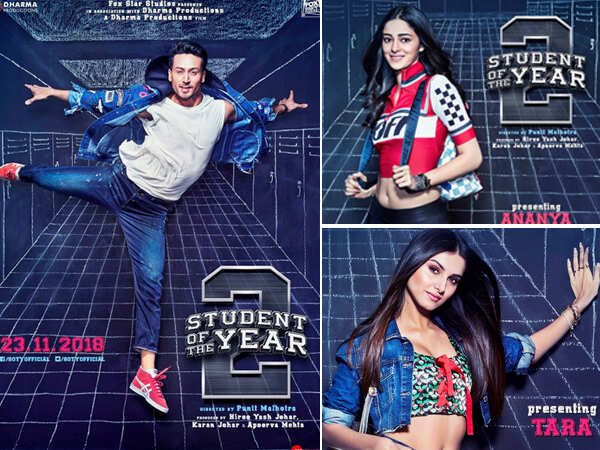 SOTY 2 first look! Tiger Shroff, Tara Sutaria and Ananya Pandey look ...