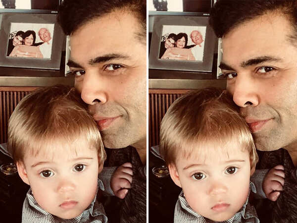 Karan Johar Remembers His Dad With His Son Yash In His Arms | Filmfare.com