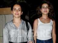 In Photos! Sanya Malhotra and Fatima Sana Shaikh’s movie night