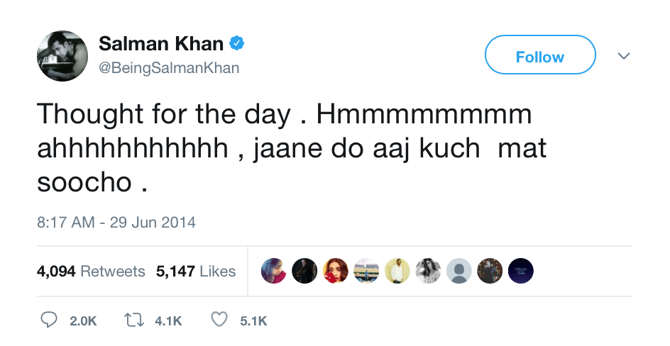 7 times Salman Khan broke the internet with his tweets 