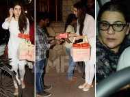 After Simmba’s success, Sara Ali Khan distributes sweets outside a temple