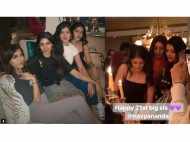 Aishwarya, Aaradhya and Shweta Bachchan at Navya Nanda’s 21st birthday