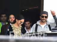 Anant Ambani, Deepika Padukone and Ranveer Singh return to Mumbai