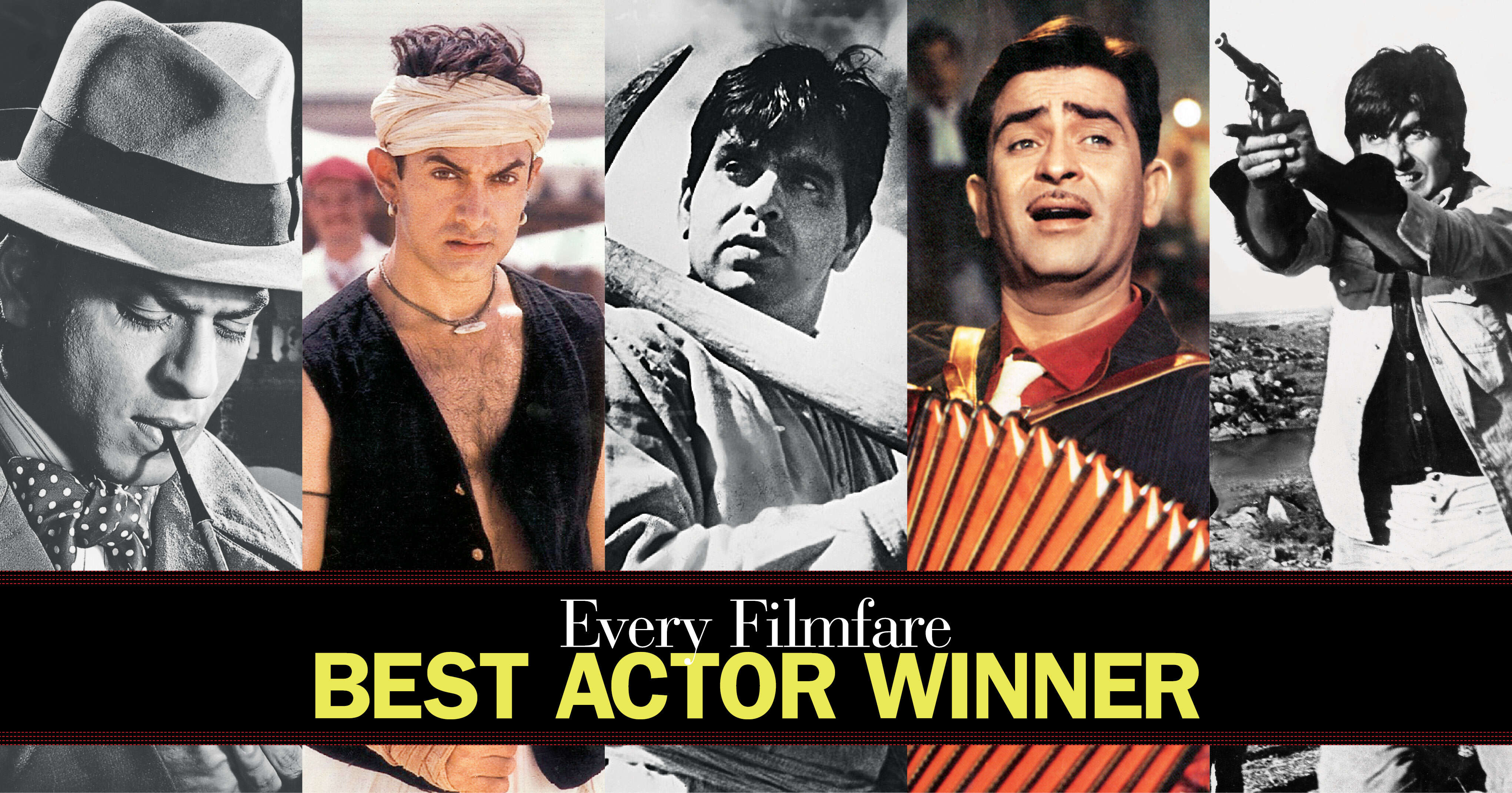 Every Filmfare Best Actor (Male) Winner Ever (1953-2017) | Filmfare.com