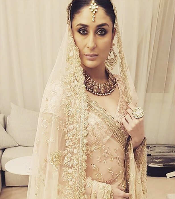 Kareena Kapoor stuns in pink sequin saree at Sidharth Malhotra-Kiara Advani  wedding reception