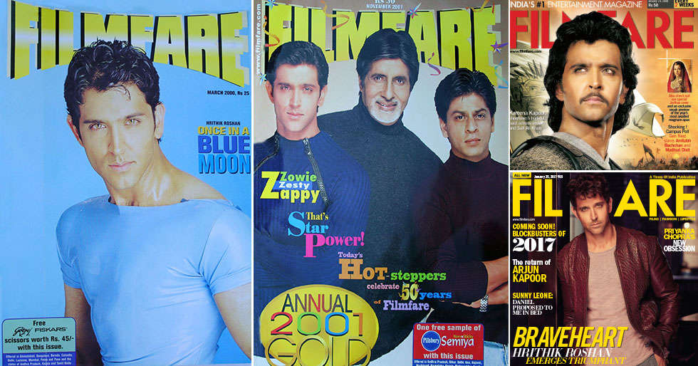 Take A Look At Hrithik Roshan S Best Filmfare Covers Till Date