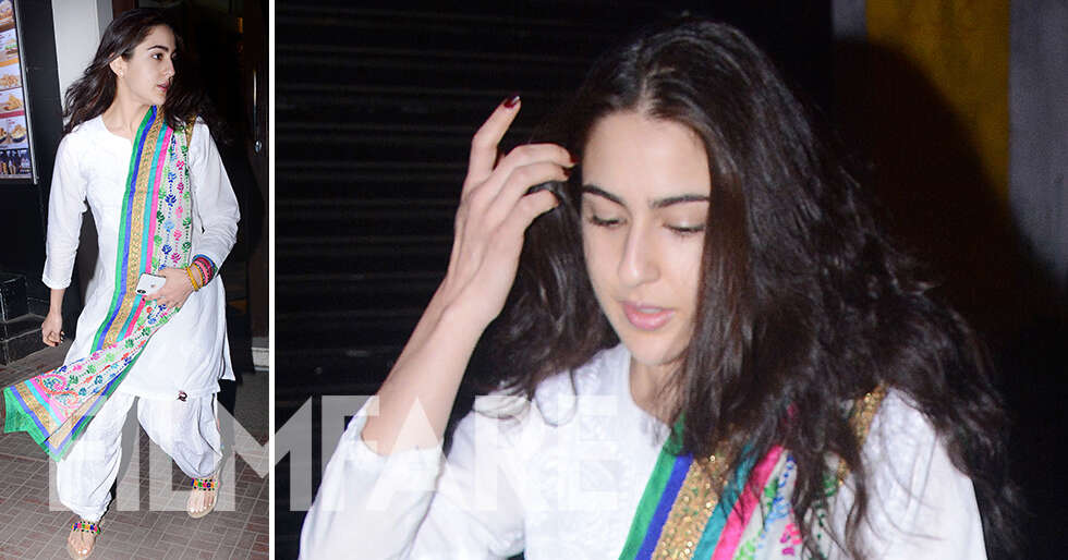 Sara Ali Khan looks pretty flaunting her desi look | Filmfare.com