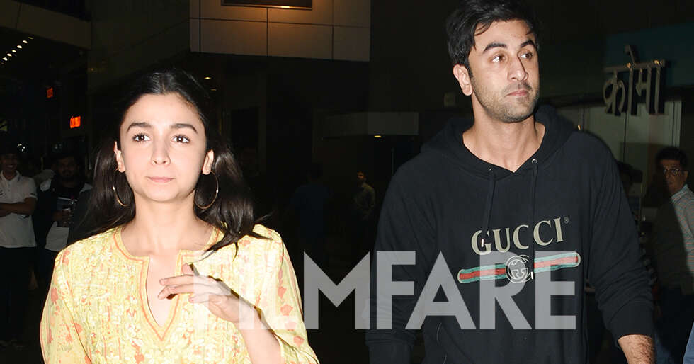 In Pictures: Alia Bhatt and Ranbir Kapoor arrive together for the ...