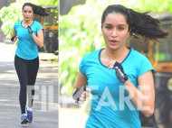 Shraddha Kapoor snapped jogging on the streets of Mumbai