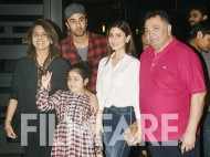 Take a look at these pictures from Ranbir Kapoor’s mid-week family outing