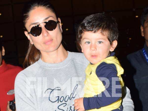 Kareena Kapoor Khan And Saif Ali Khan Return From London Along With