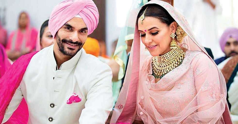 Neha Dhupia reveals the real reason for her low-key surprise wedding ...