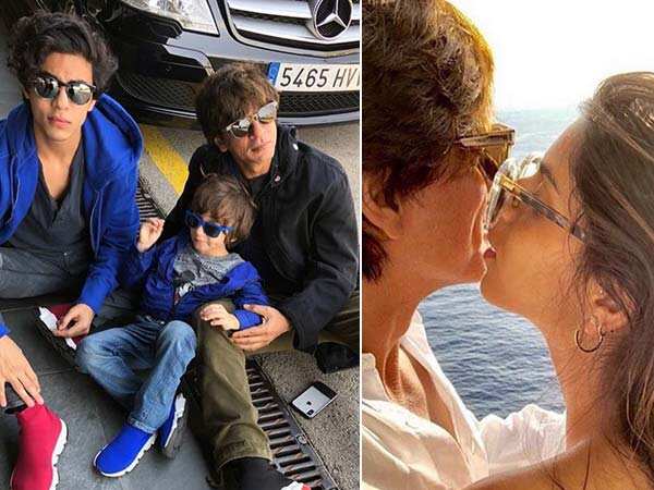 Summer Slay Shah Rukh Khan And His Family Holiday In Barcelona Filmfare Com